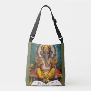 Lord Ganesha Indian Hindu Yoga Spiritual Crossbody Bag