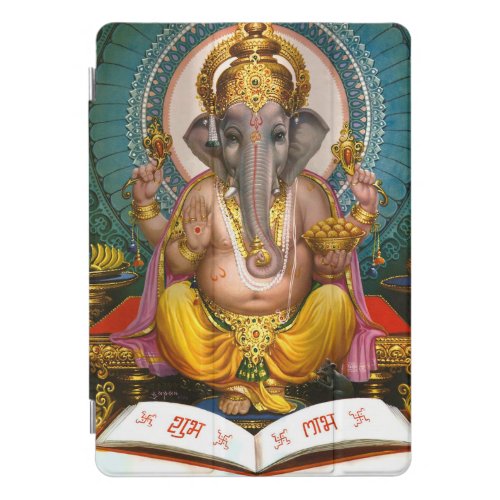 Lord Ganesha Indian Hindu Yoga Spiritual iPad Pro Cover