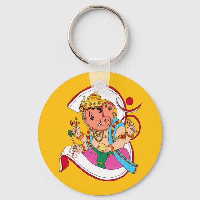 Lord Ganesha Keychain (Front)