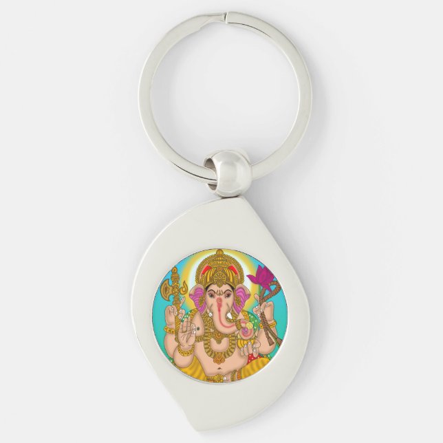 Lord Ganesha Keychain (Front)