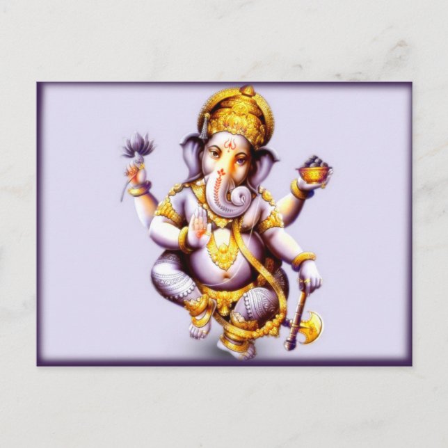 Lord Ganesha Postcard (Front)