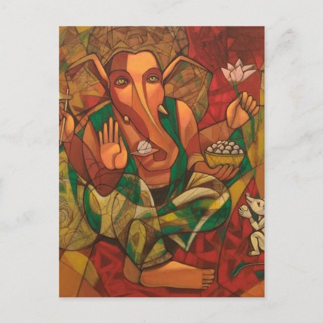 Lord Ganesha Postcard (Front)