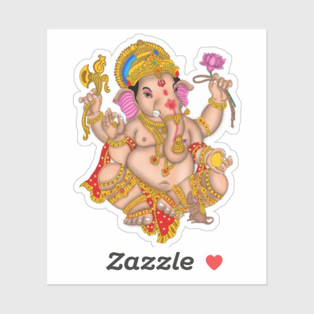 Lord Ganesha Sticker (Sheet)
