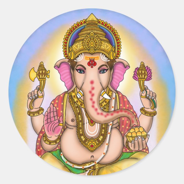 Lord Ganesha Stickers (Front)