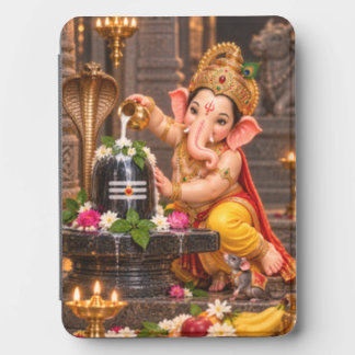 Lord Ganesha with Shiva Lingam – Divine Personaliz Kindle Cover