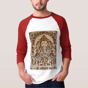 lord genesh traditionalfolk art TSHART T-Shirt