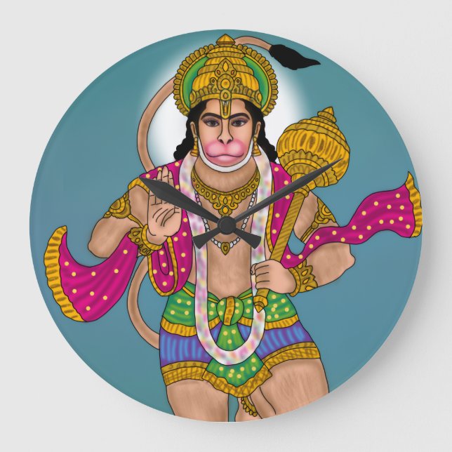 Lord Hanuman Clock (Front)