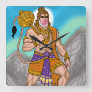 Lord Hanuman Clock