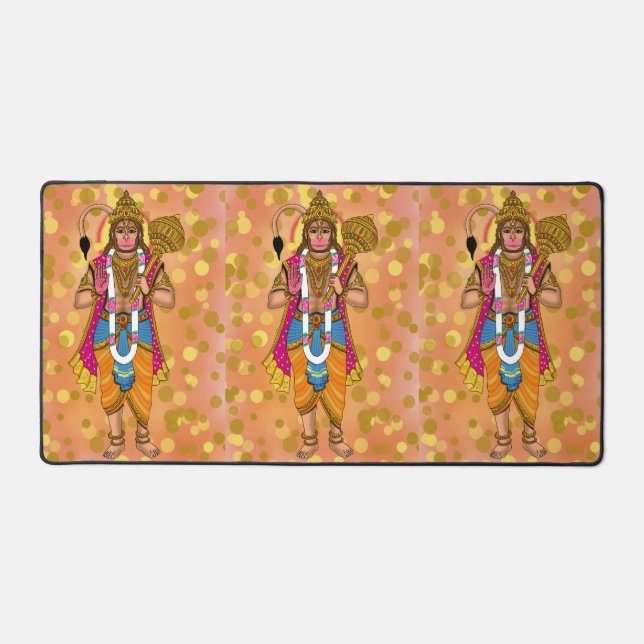 Lord Hanuman  Desk Mat (Front)