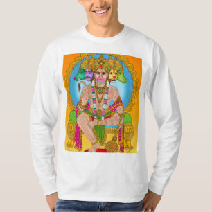 Lord Hanuman Full Sleeve Shirt Powerful Hindu De