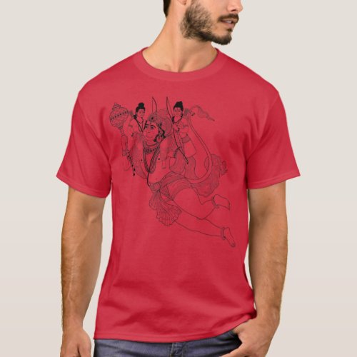 Lord Hanuman Hindu Hinduism God  T_Shirt