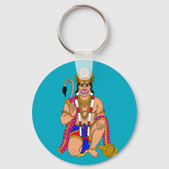 Lord Hanuman Keychain (Front)