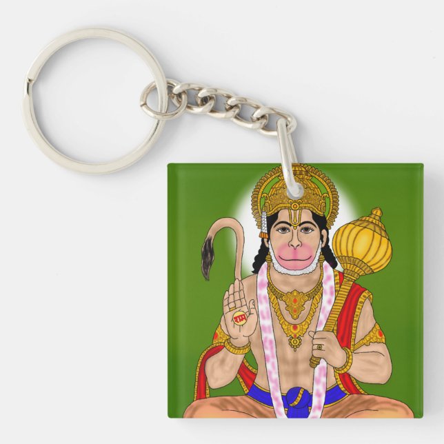 Lord Hanuman Keychain (Front)