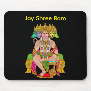 Lord Hanuman Mouse Pad   Hindu Devta Hanuman Spiri