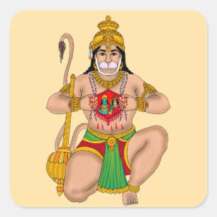 Lord Hanuman Sticker