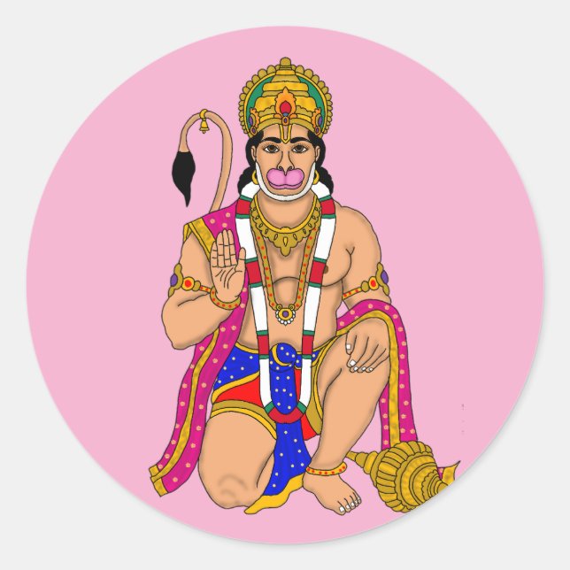 Lord Hanuman Stickers (Front)