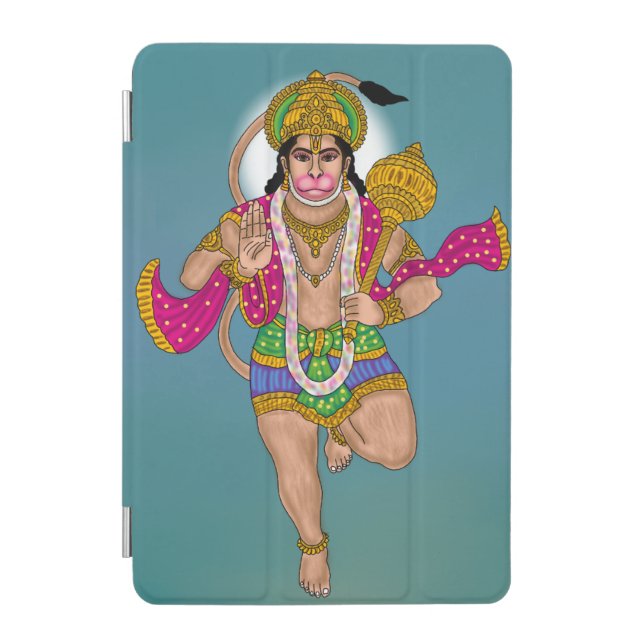 Lord Hanuman Tablet Cover (Front)