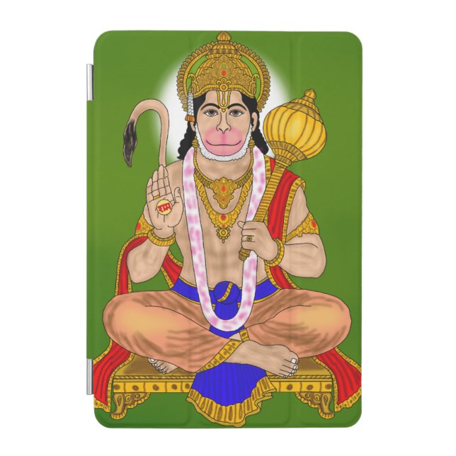 Lord Hanuman Tablet Cover (Front)