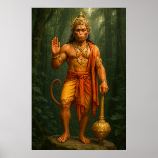 Lord Hanuman | The Mighty Devotee and Protector Poster