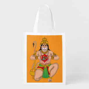 Lord Hanuman Tote Bag