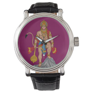 Lord Hanuman Wall Clock Watch
