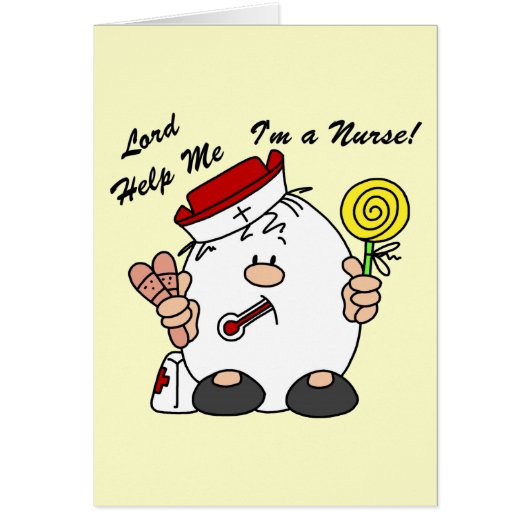 Lord Help Me I'm a Nurse Cards (Front)