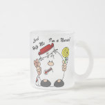 Lord Help Me I'm a Nurse Frosted Glass Coffee Mug