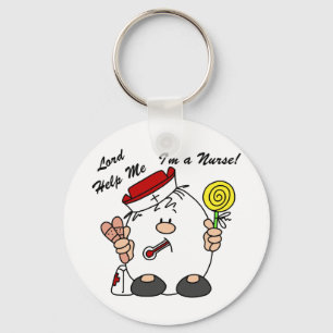 Lord Help Me I'm a Nurse Keychain