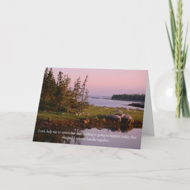 Lord, help me to remember card (Front)