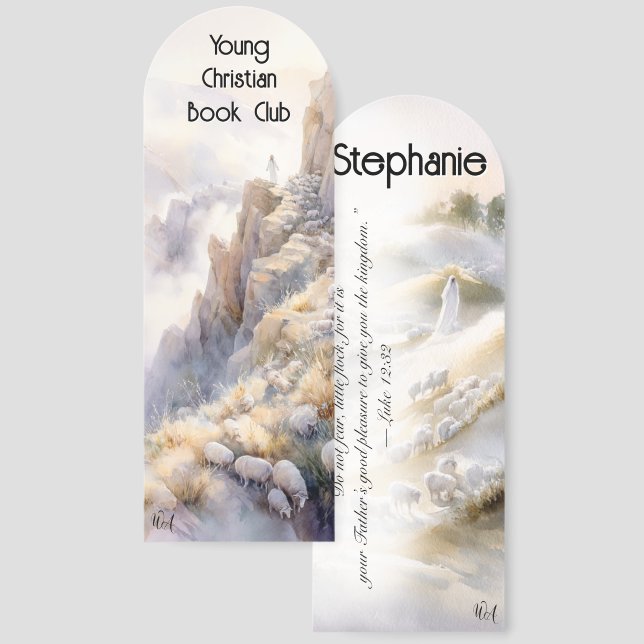 Lord is my Shepherd Christian Devotional  Bookmarks (Front & Back)