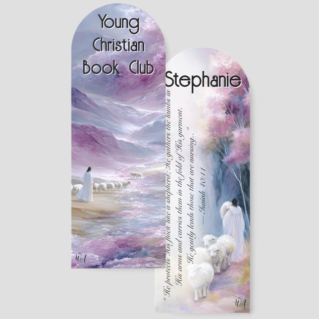 Lord is my Shepherd Christian Devotional  Bookmarks (Front & Back)