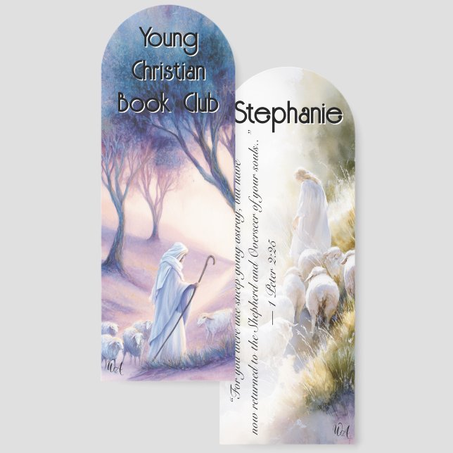 Lord is my Shepherd Christian Devotional  Bookmarks (Front & Back)