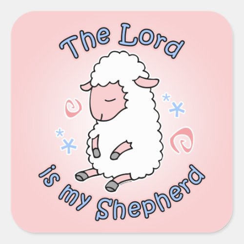 Lord Is My Shepherd Sticker