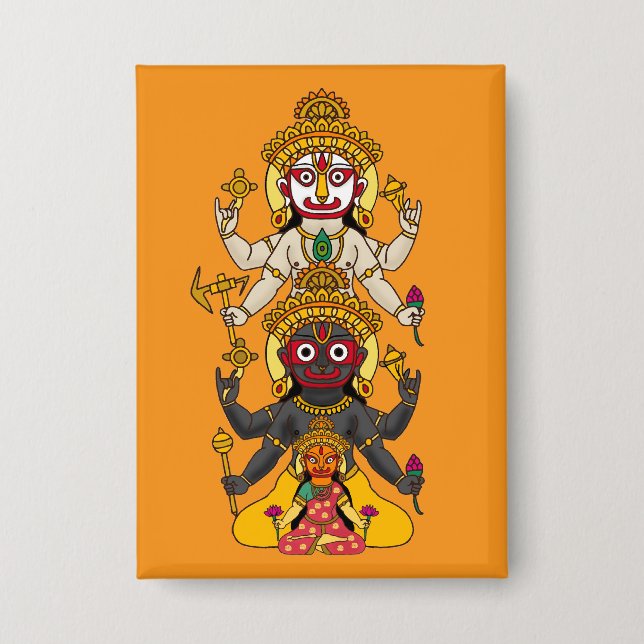 Lord Jagannath Button (Front)