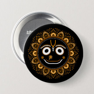 Lord Jagannath Devotional - Hare Krishna Button