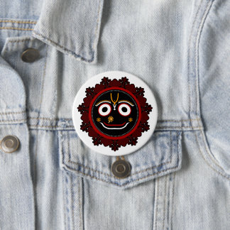 Lord Jagannath Devotional - Hare Krishna Button