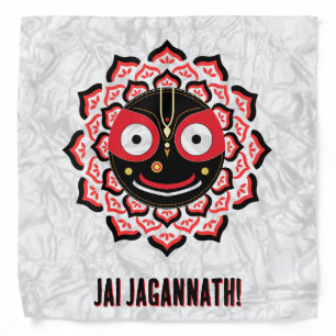 Lord Jagannath Face Chakra Hindu Deity Bandana