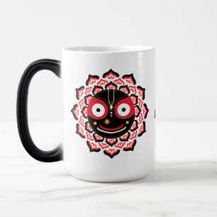 Lord Jagannath Face Chakra Hindu Deity Color Morph Mug