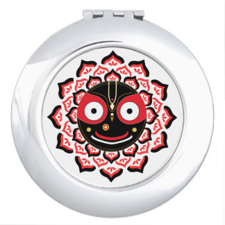 Lord Jagannath Face Chakra Hindu Deity Compact Mirror