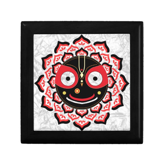 Lord Jagannath Face Chakra Hindu Deity Gift Box (Front)