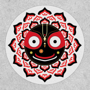 Lord Jagannath Face Chakra Hindu Deity Patch