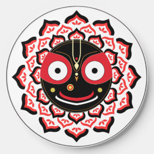 Lord Jagannath Face Chakra Hindu Deity Wireless Charger