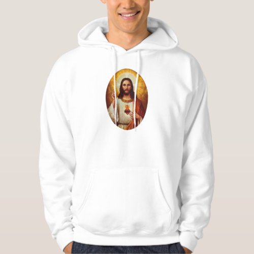 Lord Jesus Christ and the Sacred Heart Hoodie