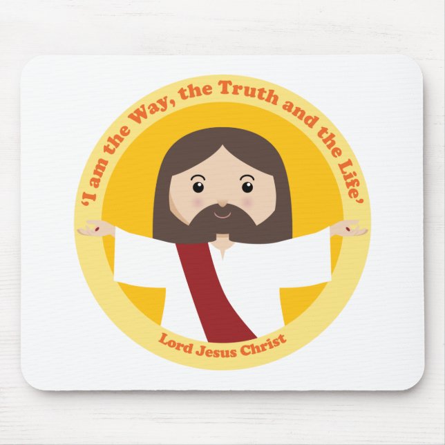 Lord Jesus Christ Mouse Pad (Front)