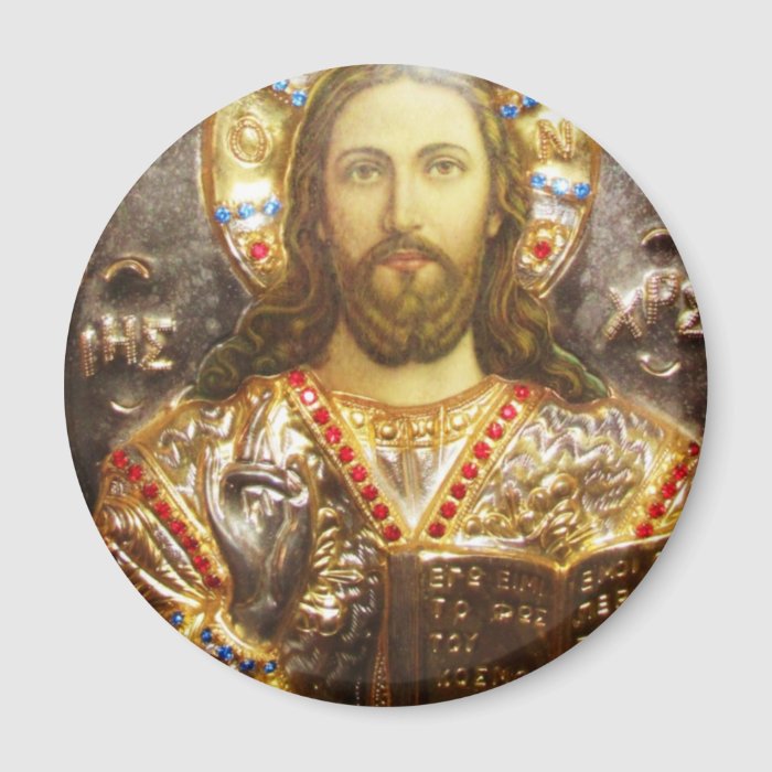 Lord Jesus Christ Orthodox Icon Refrigerator Magnet