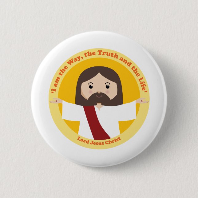 Lord Jesus Christ Pinback Button (Front)