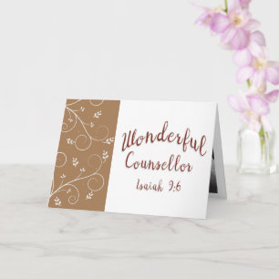 Lord Jesus Wonderful Counselor Photo Card