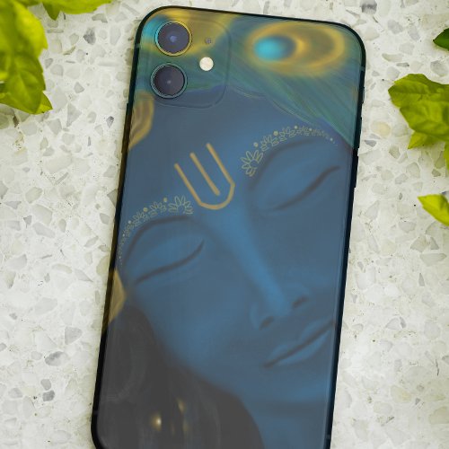 Lord Krishna blue attractive _ Hare Krishna art iPhone 13 Case