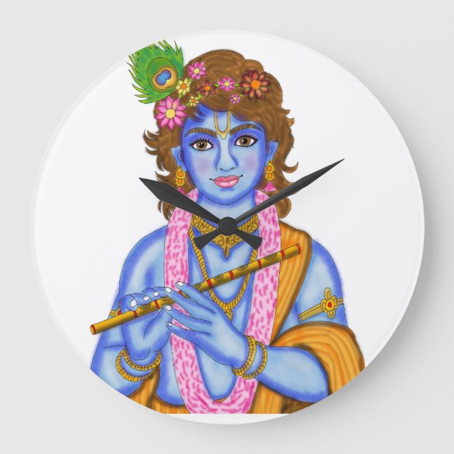 Lord Krishna Clock (Front)