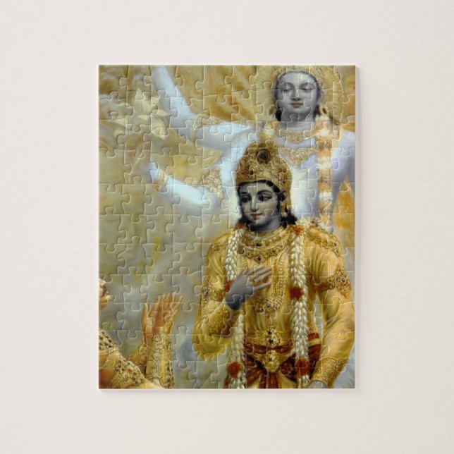 Lord Krishna Hindu God Hare Krishna Jigsaw Puzzle (Vertical)